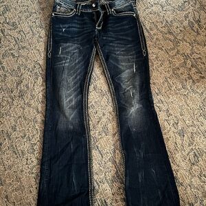 Rock Revival Women's Boot Cut Jeans - Dark Blue